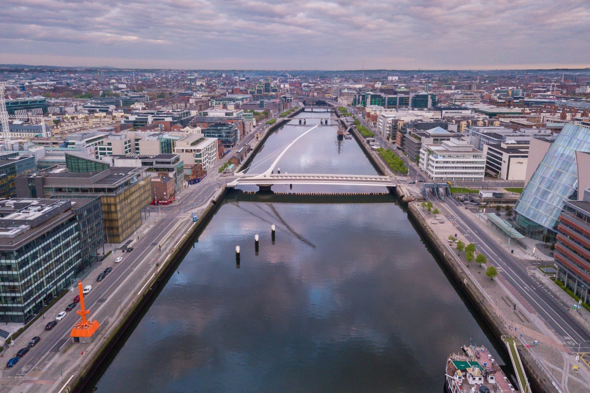 Forty four per cent of Ireland's urban population lives in Dublin.